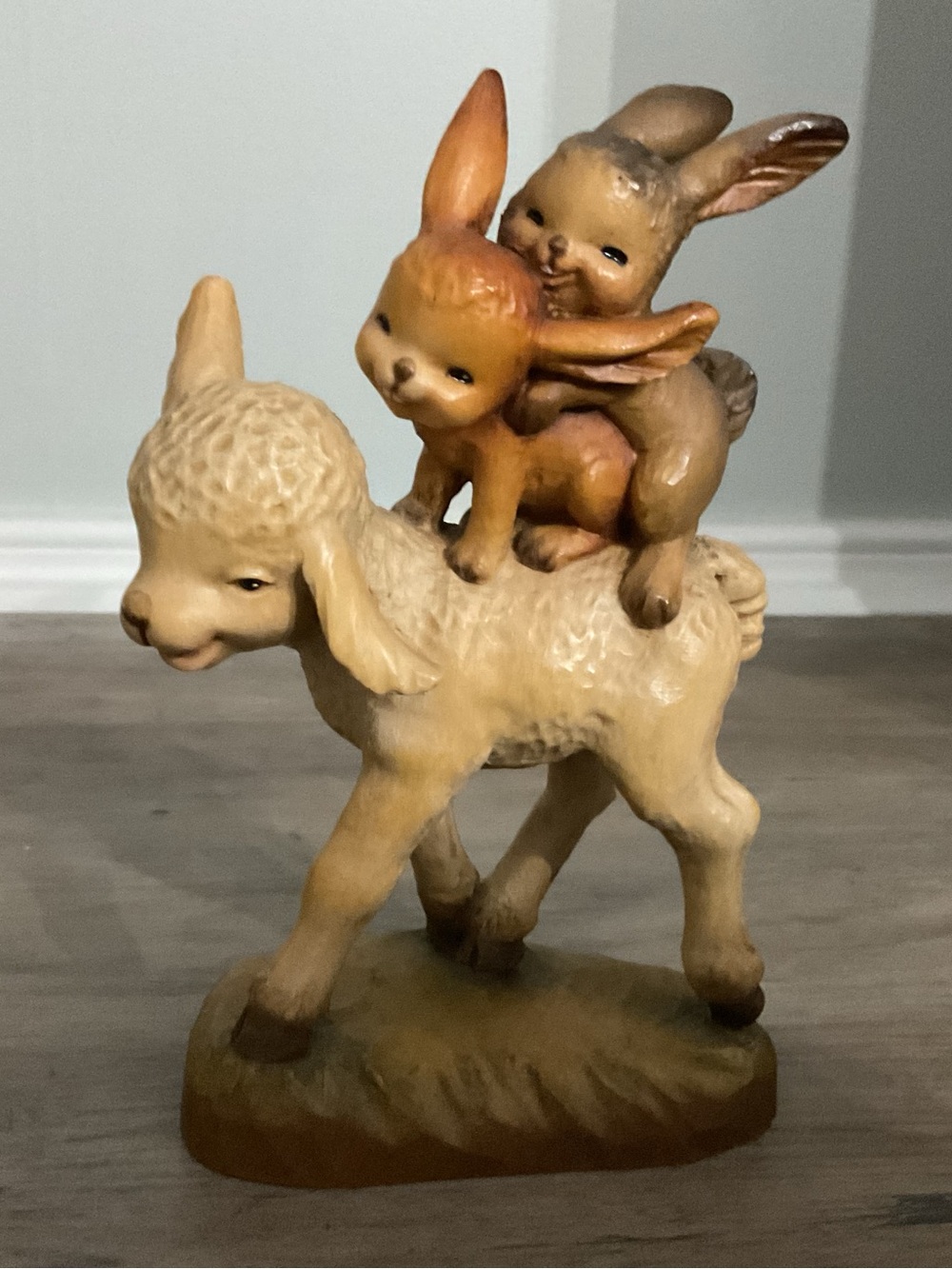 6” Anri Ferrandiz “Spring Outing” Retired Hand Carved Wood Figurine